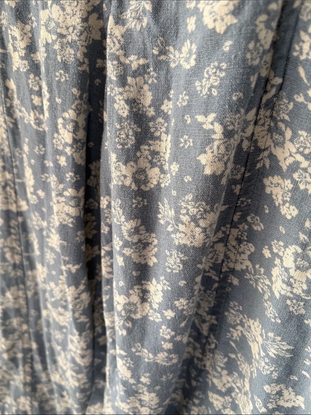Sonoma linen blend Light Blue Floral Straight-Leg Pants - Picture 3 of 6